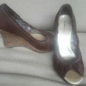 Charlotte Russe Brown Suede Shoes